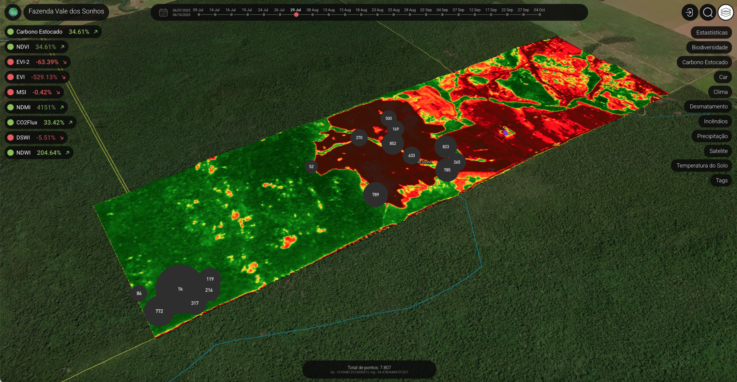 NDVI: entenda como esse índice aumenta a eficiência e a produtividade das operações agrícolas